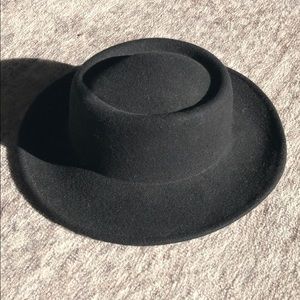 Bebe Black Felt Hat